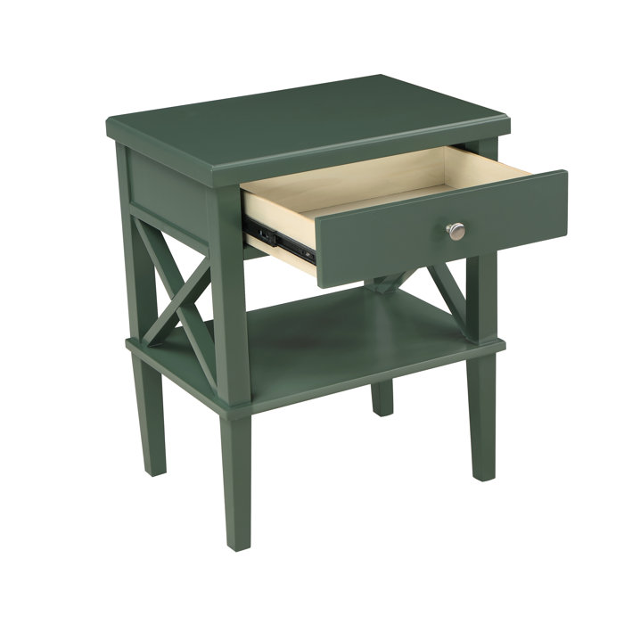 Beachcrest Home Angeles Nightstand & Reviews Wayfair